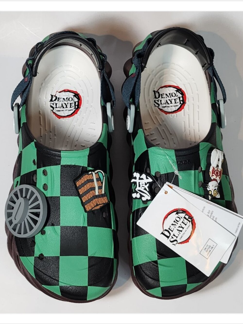 NEW Demon Slayer X Crocs Tanjiro Echo Men Size 9/ Women Size 11 Clog Anime